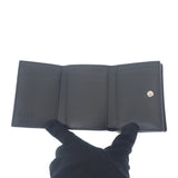 ロエベ LOEWE トライフォールドウォレット C660TR2X02 三つ折り財布 ソフトグレインカーフ ブラック メンズ レディース【中古】【Aランク】