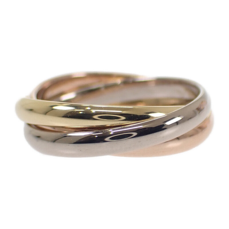 カルティエ CARTIER トリニティ SM 9号 B4235149 リング K18ホワイトゴールド K18イエローゴールド K18ピンクゴールド 49 レディース【中古】【Aランク】