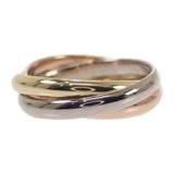 カルティエ CARTIER トリニティ SM 9号 B4235149 リング K18ホワイトゴールド K18イエローゴールド K18ピンクゴールド 49 レディース【中古】【Aランク】