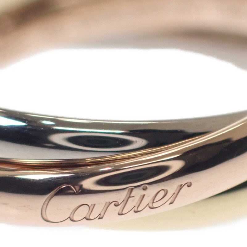 カルティエ CARTIER トリニティ SM 9号 B4235149 リング K18ホワイトゴールド K18イエローゴールド K18ピンクゴールド 49 レディース【中古】【Aランク】
