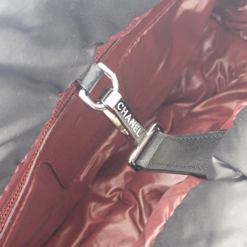 シャネル CHANEL コココクーン トート PM 通勤 人気 定番 A48610 ハンドバッグ ナイロン ブラック レディース【中古】【ABランク】