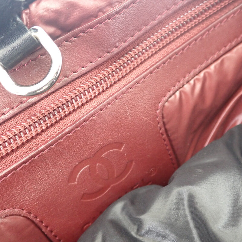 シャネル CHANEL コココクーン トート PM 通勤 人気 定番 A48610 ハンドバッグ ナイロン ブラック レディース【中古】【ABランク】