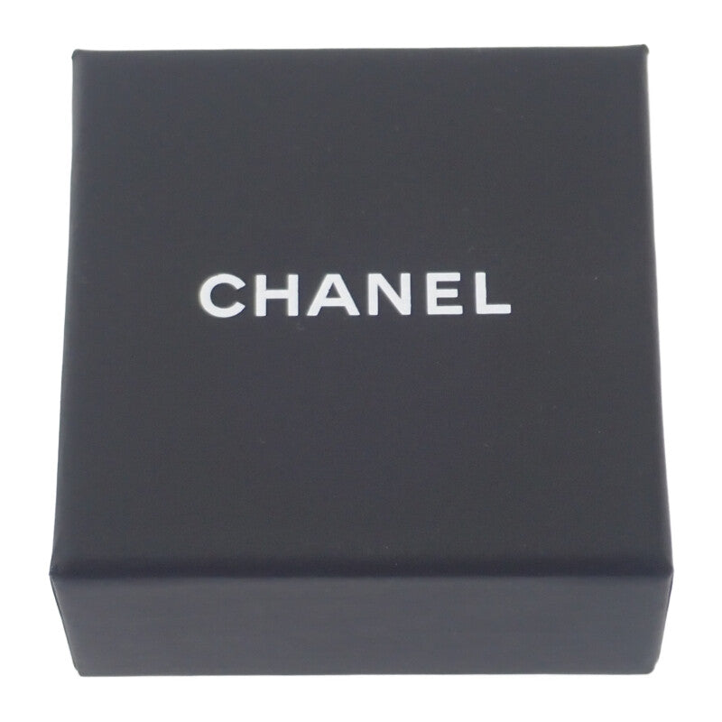 【中古】シャネル CHANEL CCスクエア ABC253 ピアス メタル ブラック ゴールド レディース【Aランク】