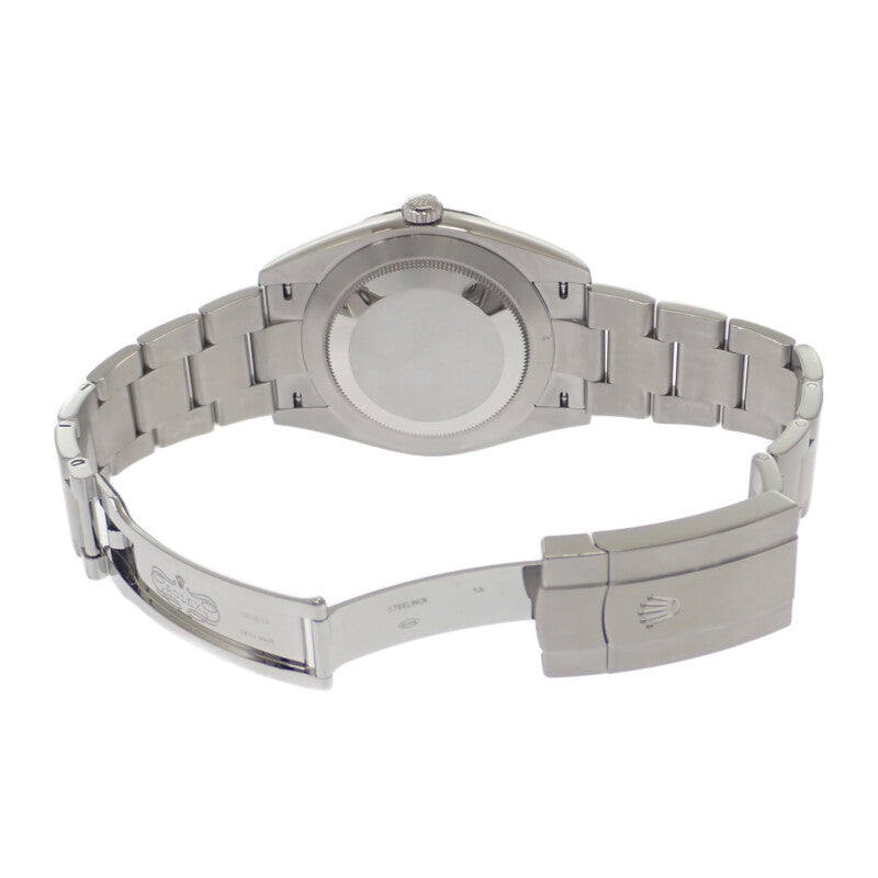 ロレックス ROLEX オイスターパーペチュアル 41 124300 腕時計 ステンレススチール 自動巻き グリーン文字盤 メンズ【中古】【SAランク】