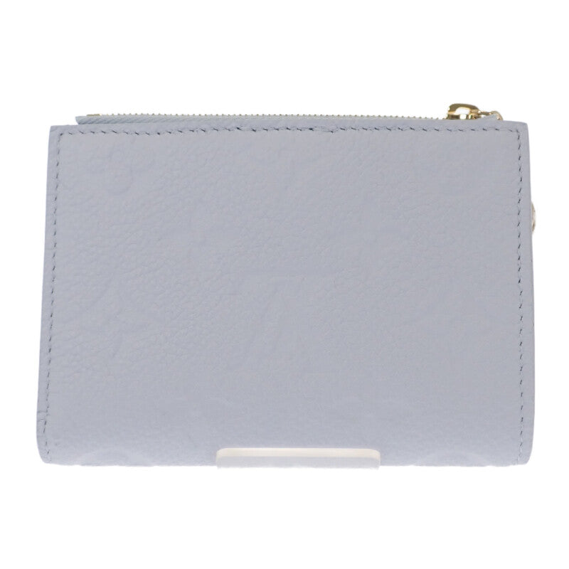 RFID★ルイヴィトン　ポルトフォイユ・リサ　モノグラム　ライトブルー系 LOUIS VUITTON（ルイ・ヴィトン） 財布 二つ折り ポルトフォイユ リサ