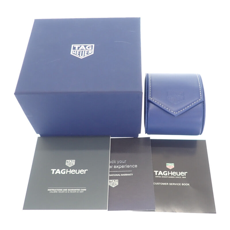 タグホイヤー TAG HEUER カレラ キャリバーホイヤー02 クロノグラフ 日本限定 CBN201E.BA0642 腕時計 ステンレススチール 自動巻き ブルーシェル文字盤 メンズ【中古】【Aランク】