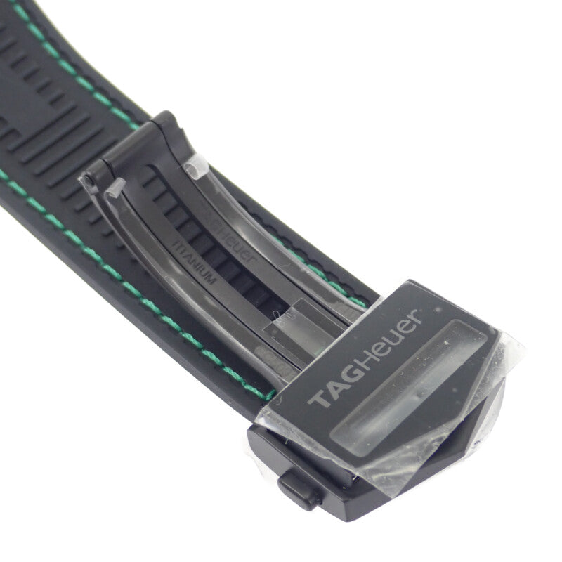 タグホイヤー TAG HEUER コネクテッド ゴルフエディション SBG8A82.EB0206 腕時計 チタン ラバー ブラック文字盤 メンズ【中古】【Aランク】
