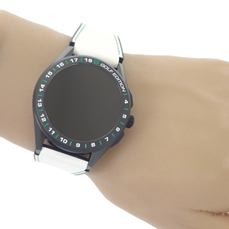 タグホイヤー TAG HEUER コネクテッド ゴルフエディション SBG8A82.EB0206 腕時計 チタン ラバー ブラック文字盤 メンズ【中古】【Aランク】