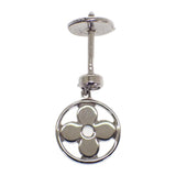 ルイヴィトン LOUIS VUITTON ピュスモノグラムイディール Q96167 ピアス K18ホワイトゴールド ダイヤモンド レディース【中古】【Aランク】