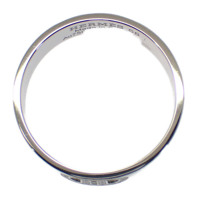 エルメス HERMES Hダンクル PM 17.5号 58 H116601B リング K18ホワイトゴールド ダイヤモンド レディース【中古】【Aランク】