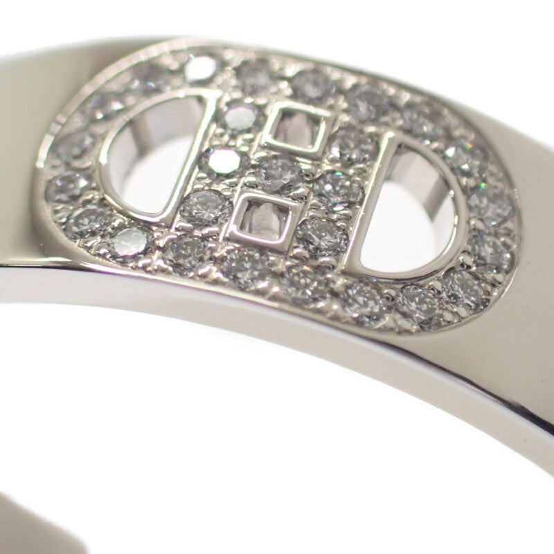 Hermes HERMES H d'Ancre PM 17.5 / 58 H116601B Ring K18 White Gold Diamond Women's [Used] [A Rank]