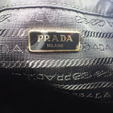 プラダ PRADA デュエットバケットバッグ Re-Nylon 1BH038 ショルダーバッグ ナイロン レザー ブラック ゴールド金具 レディース ユニセックス【中古】【Aランク】