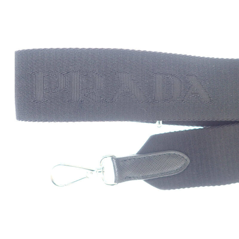 Prada Re-Edition 2005 Shoulder Bag Handbag 1BH204 2WAY Bag Nylon Black Silver Hardware Women's [Used] [AB Rank]