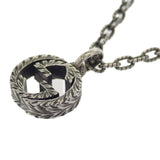 グッチ GUCCI インターロッキング 455307_J8400_0811 ネックレス スターリングシルバー メンズ レディース【中古】【Aランク】