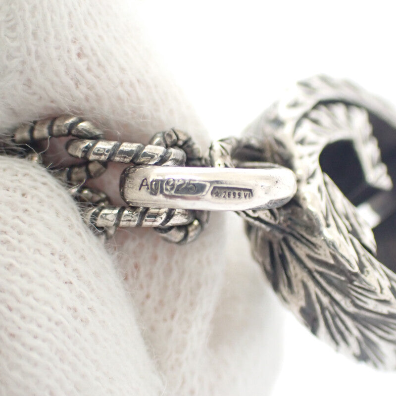 グッチ GUCCI インターロッキング 455307_J8400_0811 ネックレス スターリングシルバー メンズ レディース【中古】【Aランク】