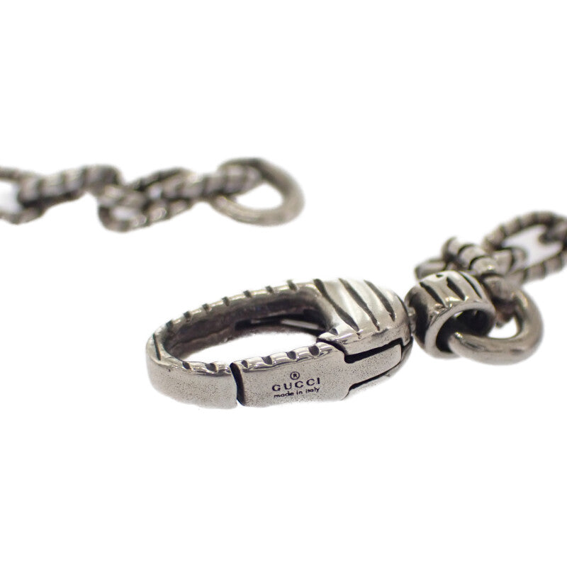 グッチ GUCCI インターロッキング 455307_J8400_0811 ネックレス スターリングシルバー メンズ レディース【中古】【Aランク】