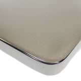 プラダ PRADA ロゴ 2PS026 キーリング メタル シルバー ブラック レディース【中古】【ABランク】