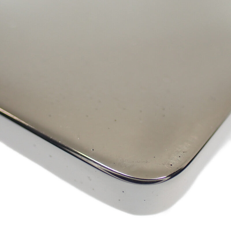 プラダ PRADA ロゴ 2PS026 キーリング メタル シルバー ブラック レディース【中古】【ABランク】