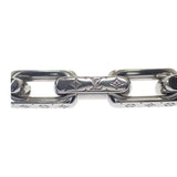 【中古】ルイヴィトン LOUIS VUITTON コリエチェーン M00307 モノグラム ネックレス メタル シルバー メンズ ユニセックス【ABランク】