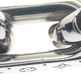 【中古】ルイヴィトン LOUIS VUITTON コリエチェーン M00307 モノグラム ネックレス メタル シルバー メンズ ユニセックス【ABランク】