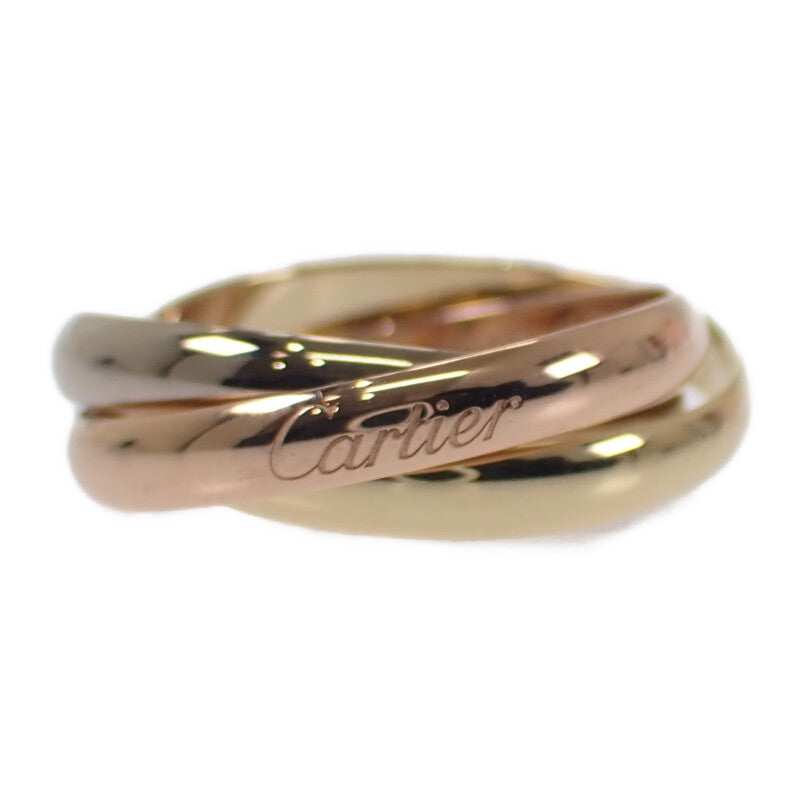 カルティエ CARTIER トリニティ SM 12号 52 B4086152 リング K18ホワイトゴールド K18イエローゴールド K18ピンクゴールド レディース【中古】【Aランク】