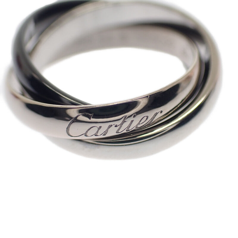 カルティエ CARTIER トリニティ B4093354 リング K18ホワイトゴールド セラミック Pd950 13.5号 54 レディース【中古】【Aランク】