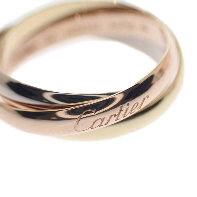 カルティエ CARTIER トリニティ SM 12号 52 B4086152 リング K18ホワイトゴールド K18イエローゴールド K18ピンクゴールド レディース【中古】【Aランク】