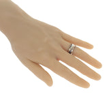 カルティエ CARTIER トリニティ B4093354 リング K18ホワイトゴールド セラミック Pd950 13.5号 54 レディース【中古】【Aランク】