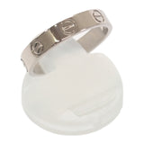 【中古】カルティエ CARTIER ミニ ラブ スモールモデル B4085151 リング K18ホワイトゴールド レディース【Aランク】