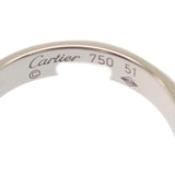 【中古】カルティエ CARTIER ミニ ラブ スモールモデル B4085151 リング K18ホワイトゴールド レディース【Aランク】