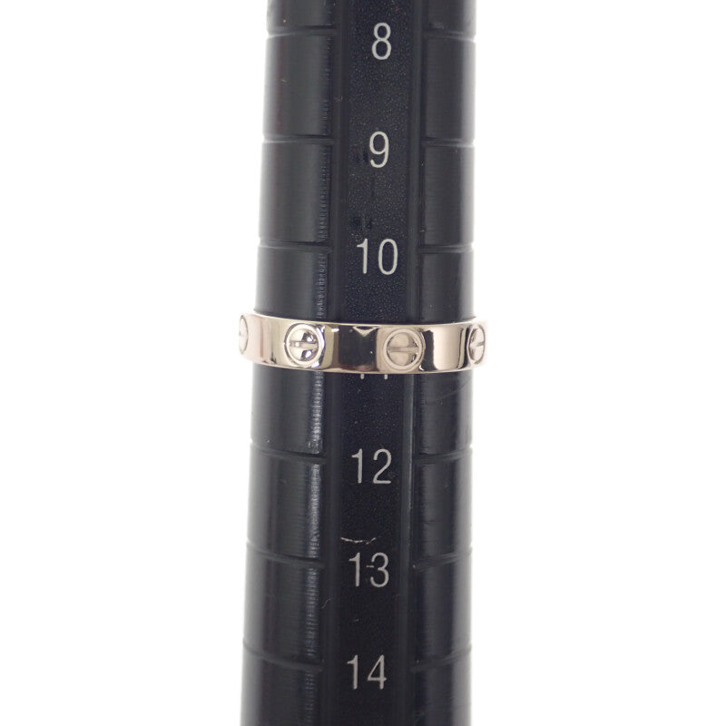 【中古】カルティエ CARTIER ミニ ラブ スモールモデル B4085151 リング K18ホワイトゴールド レディース【Aランク】