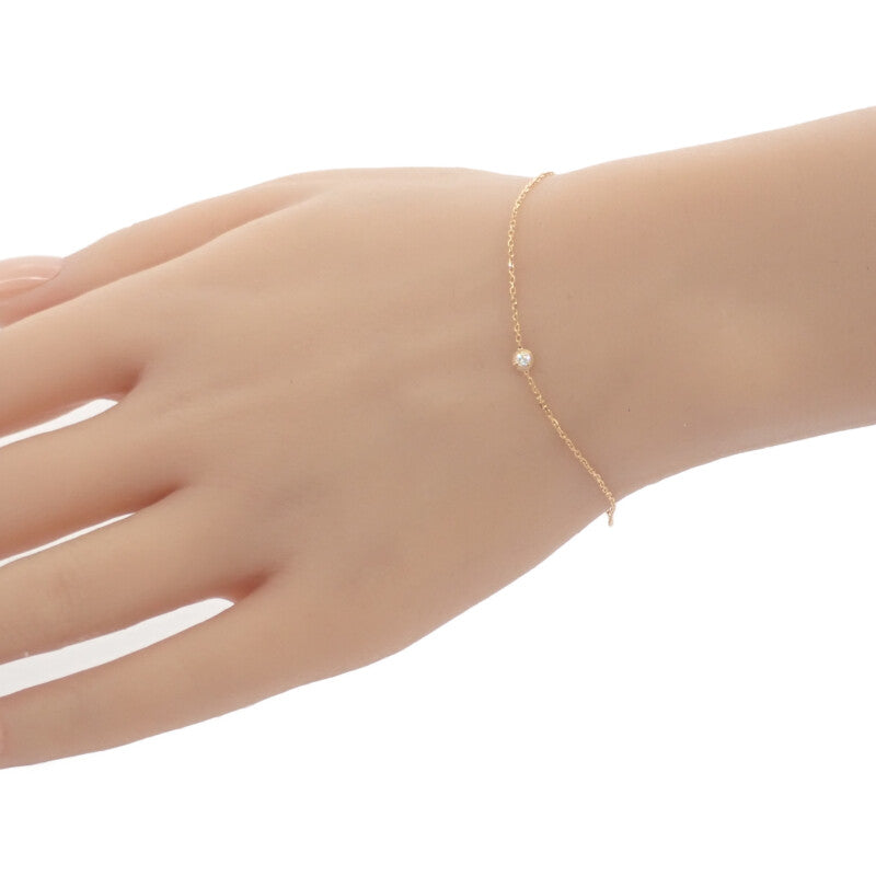 【中古】カルティエ CARTIER ダムールXS B6045717 ブレスレット K18ピンクゴールド ダイヤモンド レディース【Aランク】