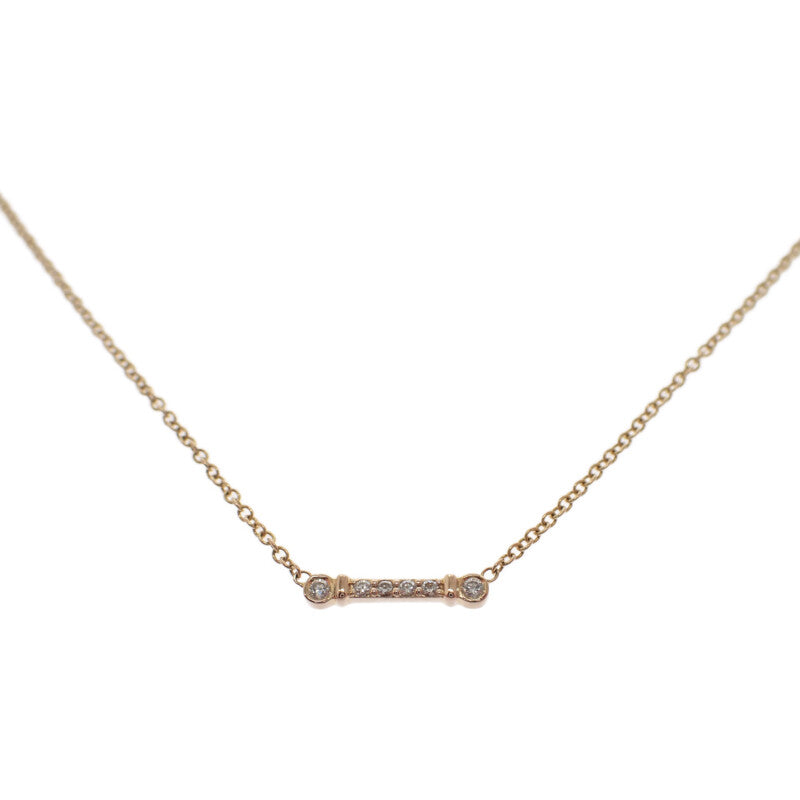 ティファニー TIFFANY&Co. フルールドリスキーバー 67281969 ネックレス K18イエローゴールド ダイヤモンド レディース【中古】【Aランク】