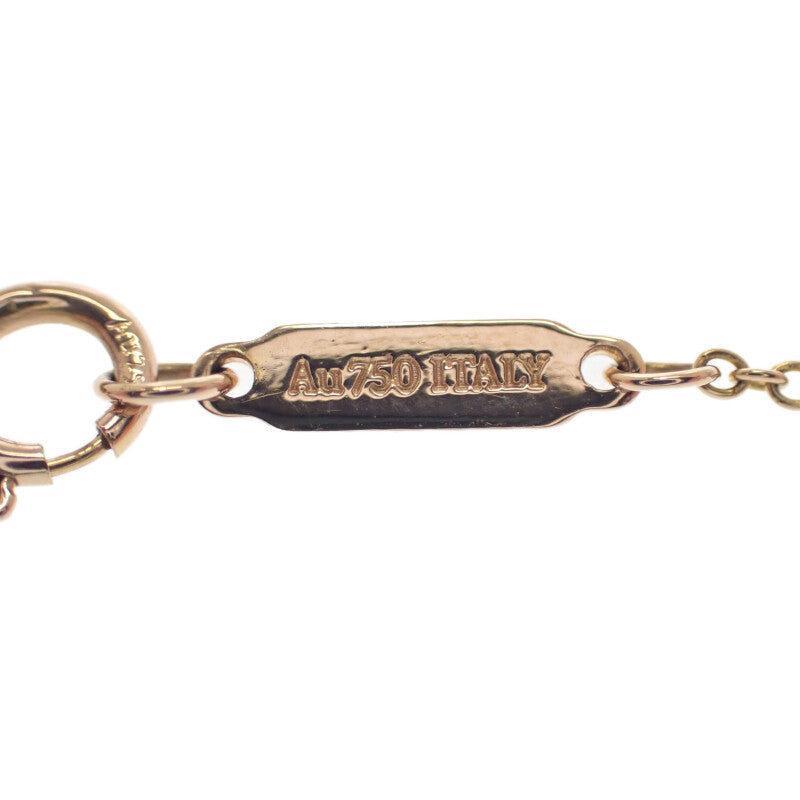 Tiffany & Co. ゴールド バーネックレス ティファニー T TWO オープン バーティカル バー ネックレス