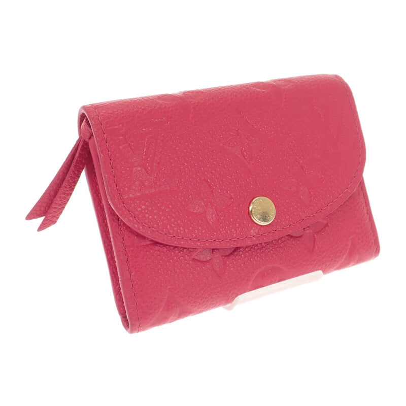 ルイヴィトン LOUIS VUITTON ポルトモネロザリ M81521 コインケース モノグラムアンプラント ピンク ローズポンディシェリ レディース【中古】【ABランク】