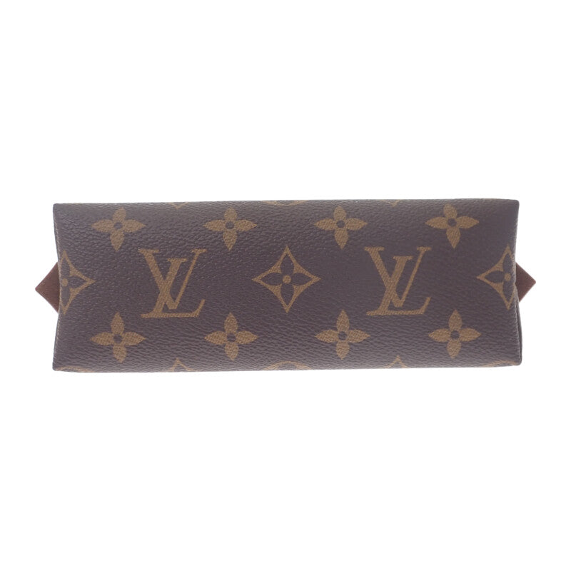 ルイヴィトン LOUIS VUITTON ポシェットコスメティックPM M47515 モノグラム ポーチ モノグラムキャンバス ブラウン ゴールド金具 レディース ユニセックス【中古】【ABランク】