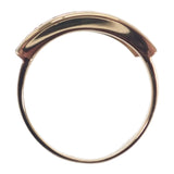 デザインジュエリー 12号 リング K18イエローゴールド ダイヤモンド ルビー レディース【中古】【Aランク】