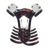 セリーヌ CELINE ラージヘアクロー ヘアクリップ 46Y856CST.19DT ヘアアクセサリー アセテート/スチール ダークハバナ ブラウン レディース【中古】【Aランク】