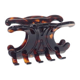 セリーヌ CELINE ラージヘアクロー ヘアクリップ 46Y856CST.19DT ヘアアクセサリー アセテート/スチール ダークハバナ ブラウン レディース【中古】【Aランク】