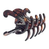 セリーヌ CELINE ラージヘアクロー ヘアクリップ 46Y856CST.19DT ヘアアクセサリー アセテート/スチール ダークハバナ ブラウン レディース【中古】【Aランク】