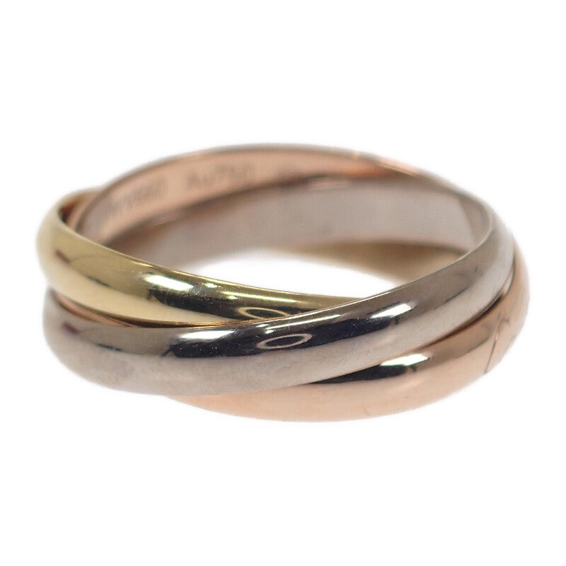 カルティエ CARTIER トリニティSM 13号 B4086153 リング K18イエローゴールド K18ピンクゴールド K18ホワイトゴールド 53 レディース【中古】【Aランク】