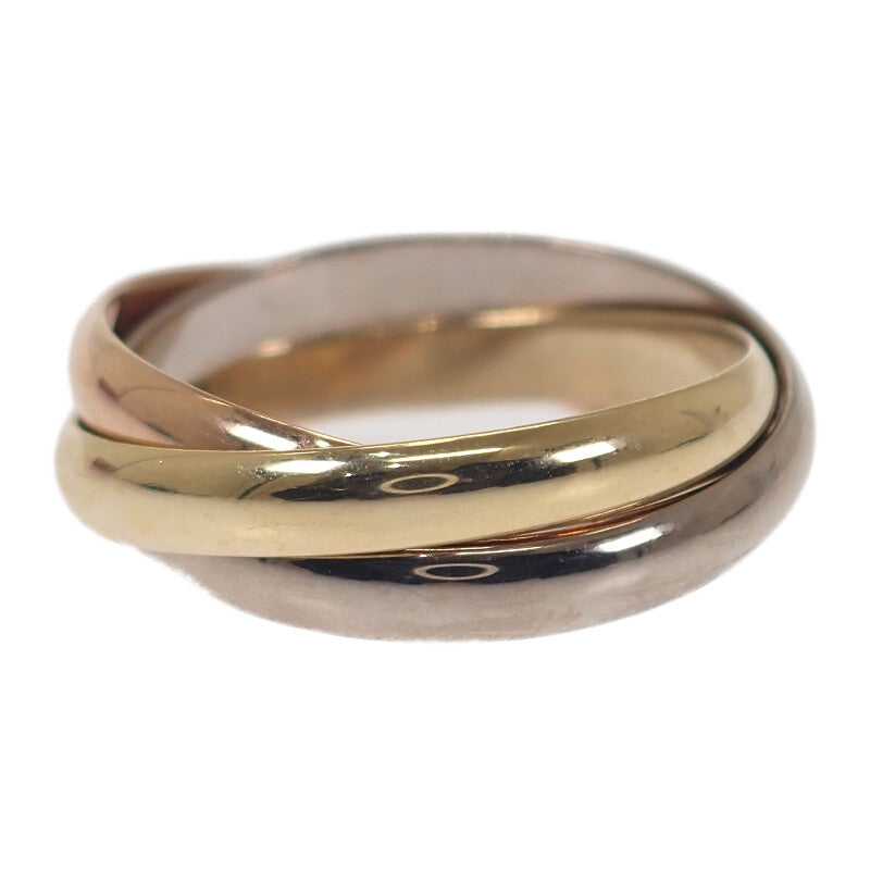 カルティエ CARTIER トリニティSM 13号 B4086153 リング K18イエローゴールド K18ピンクゴールド K18ホワイトゴールド 53 レディース【中古】【Aランク】