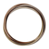 カルティエ CARTIER トリニティSM 13号 B4086153 リング K18イエローゴールド K18ピンクゴールド K18ホワイトゴールド 53 レディース【中古】【Aランク】