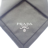 プラダ PRADA ギャバジン UCR77_1WQ8_F0002_S_202 ネクタイ ナイロン ブラック メンズ【中古】【Aランク】