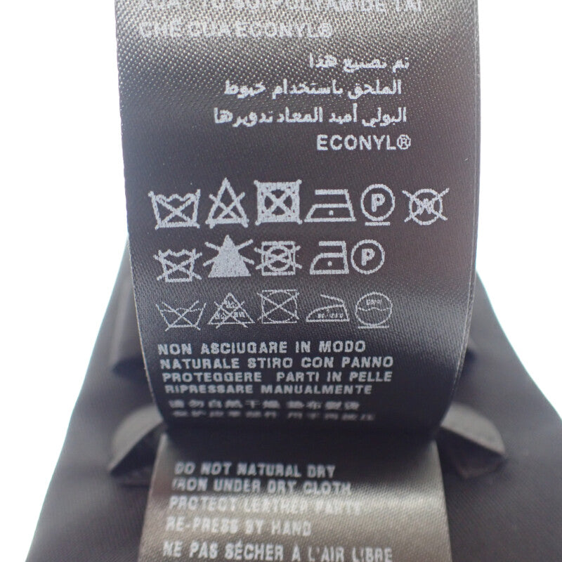 プラダ PRADA ギャバジン UCR77_1WQ8_F0002_S_202 ネクタイ ナイロン ブラック メンズ【中古】【Aランク】