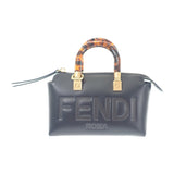 フェンディ FENDI バイザウェイ ミニ 8BS067_ABVL_F0KUR 2WAYバッグ ハンドバッグ ショルダーバッグ カーフ プレキシガラス ブラック ブラウン レディース【中古】【Aランク】