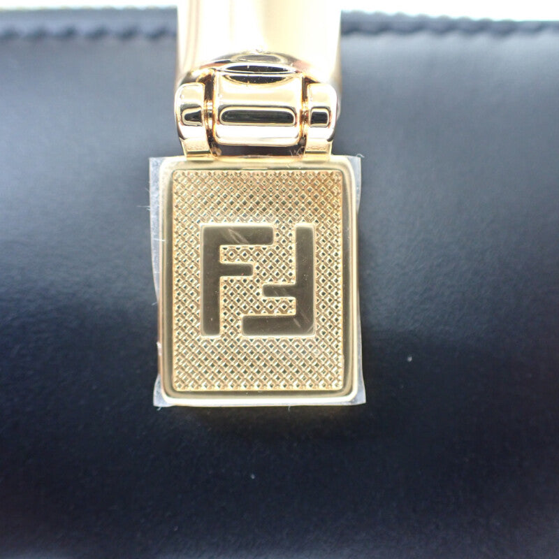 フェンディ FENDI バイザウェイ ミニ 8BS067_ABVL_F0KUR 2WAYバッグ ハンドバッグ ショルダーバッグ カーフ プレキシガラス ブラック ブラウン レディース【中古】【Aランク】