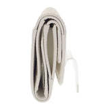 プラダ PRADA トライアングル 1MH043_QHH_F0009 三つ折り財布 サフィアーノ ホワイト レディース【中古】【SAランク】