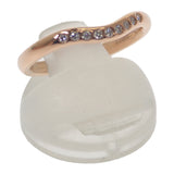 ティファニー TIFFANY&Co. カーブドバンド 60016593 リング K18ピンクゴールド 11.5号 ダイヤモンド レディース【中古】【Aランク】