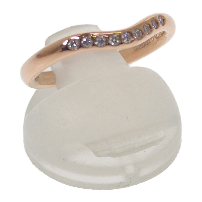 ティファニー TIFFANY&Co. カーブドバンド 60016593 リング K18ピンクゴールド 11.5号 ダイヤモンド レディース【中古】【Aランク】
